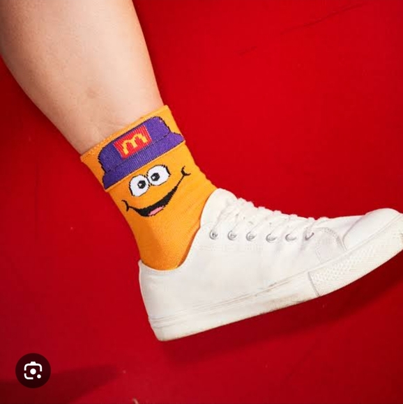Australia EXCLUSIVE McDonald's McHappy Grimace McNugget Adult Sock Set NWT - Picture 3 of 6